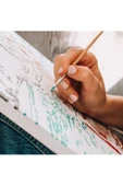 Canvas Pariste Aşk Sayılarla Boyama Seti Rulo - 5