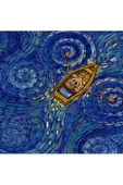 Canvas Kayıktaki Van Gogh Sayılarla Boyama Seti  Kasnaklı 90 x 110 cm - 1