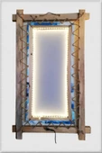 Kanvas Şemsiyeli Kadın Led Işıklı Rustik Tablo 66 X 45 Cm - 4