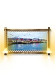 Kanvas Istanbul Manzara Rustik Tablo 96 X 66 Cm thumbnail 1