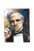 Canvas Godfather Sayılarla Boyama Seti  Kasnaklı 50 x 65 cm thumbnail 1