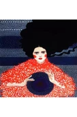Canvas Modern Kadın 2 Sayılarla Boyama Seti  Kasnaklı 70 x 90 cm - 1