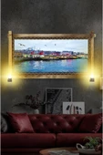 Kanvas Istanbul Manzara Rustik Tablo 96 X 66 Cm thumbnail 2