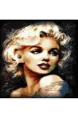 Canvas Marilyn Monroe Sayılarla Boyama Seti Kasnaklı 50x65 Cm thumbnail 1