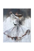 Canvas Mevlam Sayılarla Boyama Seti  Kasnaklı 90 x 110 cm - 1