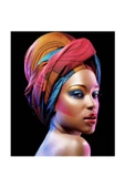 Canvas Afrika Makyajı 2 Sayılarla Boyama Seti Kasnaklı 100x140 Cm - 1