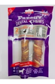 Freshy Dental Ördek Eti Kaplı Beyaz Burgu Kemik Köpek Ödülü 18 Cm 2 Li - 1