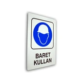 MT Metal İş Güvenliği Ve Uyarı Levhaları 6 Adet - 1