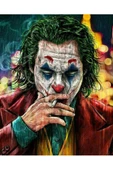 Canvas Yeşil Saçlı Joker Sayılarla Boyama Seti Kasnaklı 100 X 140 Cm thumbnail 1
