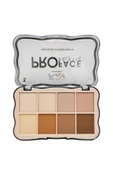 Rose Pro Face (No:02) 8'li Aydınlatıcı & Contour Paleti - 1