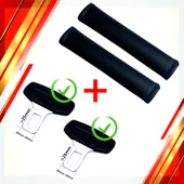 Araç Içi Kemer Çapası 2 Adet + Emniyet Kemeri Ped Kılıfı kiti, 2'li Paket - 1