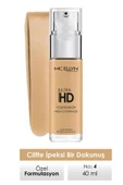 MC ELLYN Professıonal Ultra HD Foundatıon (No:04) Hıgh Coverage 40 ml (Cam Şişe) - 1