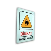 MT Metal İş Güvenliği ve Uyarı Levhaları 25,5x36 6 Adet - 2