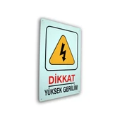 MT Metal İş Güvenliği ve Uyarı Levhaları 25,5x36 6 Adet - 5