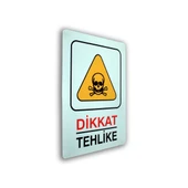 MT Metal İş Güvenliği ve Uyarı Levhaları 25,5x36 6 Adet - 4
