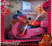 KingToys Sonsuz Hareketli Bebekl0i Moped Oyuncak - 1