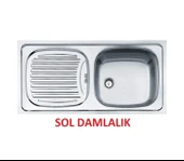 Teka EBM 45 Paslanmaz Sol Çelik Eviye - 2