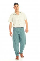 Beli Lastikli Rahat Koton Pantolon - 2