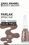 FLORMAR OJE 508 MINKY BROWN - 4