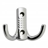 Klas Noktalı Portmanto Vestiyer Duvar Dolap Elbise Askısı Krom Metal Mobilya Kapı Askılığı - 4