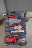 Clasy Ranforce %100 Pamuk Tek Kişilik Uyku Seti Racing Team - 3