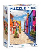 Burano Adası 1000 Parça Puzzle - 1