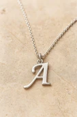 Kişiye Özel Tek Harfli İsimli 925 Ayar Gümüş Kadın Kolye Tüm Harfler Yapılır thumbnail 7
