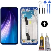 Xiaomi Redmi Note 8 Uyumlu Çıtalı Lcd Ekran Dokunmatik Mavi + Montaj Seti - 1