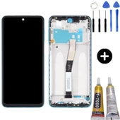 Xiaomi Redmi Note 9 Pro Uyumlu Çıtalı OLED Lcd Ekran Dokunmatik Mavi + Montaj Seti - 1