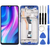 Xiaomi Redmi Note 8 Pro Uyumlu Çıtalı OLED Lcd Ekran Dokunmatik Mavi + Tamir Seti - 1