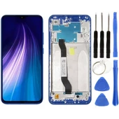 Xiaomi Redmi Note 8 Uyumlu Çıtalı Servis Lcd Ekran Dokunmatik Mavi + Tamir Seti - 1