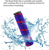 srfn ticaret Dyson V6 Hayvan/V6 Fluffy/DC58/DC59/DC61/DC62/DC74 LED'li Yumuşak Rulolu Zemin Fırçası - 3