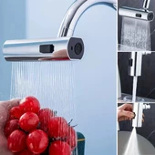 3 Farklı Modlu Çok Amaçlı Musluk Adaptörü Evrensel Musluk Başlığı Şelale Musluk - 11