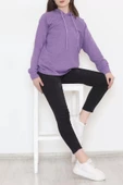 Kapşonlu Sweat Mor - 9940.1567. thumbnail 6