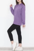 Kapşonlu Sweat Mor - 9940.1567. thumbnail 5