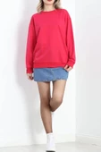 2 İp Bisiklet Yaka Sweat Fuşya - 20790.1878. thumbnail 2