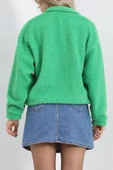 Fermuarlı Stoperli Polar Sweat Yeşil - 20377.1872. - 8