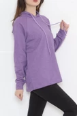 Kapşonlu Sweat Mor - 9940.1567. thumbnail 1