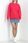 2 İp Bisiklet Yaka Sweat Fuşya - 20790.1878. thumbnail 4