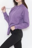 Kapşonlu Sweat Mor - 9940.1567. thumbnail 8