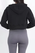 3 İplik Kapşonlu Sweat Siyah - 20082.1865. thumbnail 7