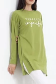 Yan Yırtmaçlı Suprem Tunik Açıkyeşil - 20216.1567. thumbnail 4