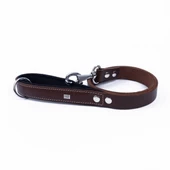 Doggie Konfor Klasik Deri Köpek Gezdirme Tasması Kahverengi 2,5x120 Cm - 1