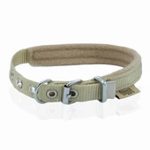 Doggie Polar Dokuma Köpek Boyun Tasması Haki 1,5x20-25 Cm - 3
