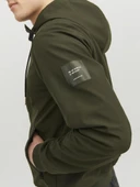JJEBASIC SOFTSHELL HOOD NOOS Rosin Rosin M - 5