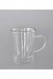 Ultraform Çift Cidarlı Cam Çay Fincan 250 Ml - 1