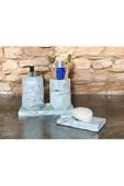 Mermer Desenli Lüks Banyo Seti - 4 Parça - 3