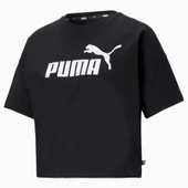 Puma 586866 01 Ess Cropped Logo Tee Kadın T-shirt - 4