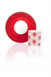 Bernardo 3 Renkli 6 Kişilik 12 Parça New Bone China Kahve Fincan Takımı - 3