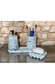 Mermer Şıklığında Çok Amaçlı Beton Banyo Seti - 4 Parça - 5